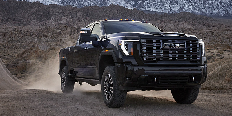 Black 2026 Sierra HD truck