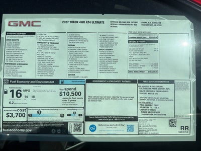2027 GMC Yukon AT4 Ultimate