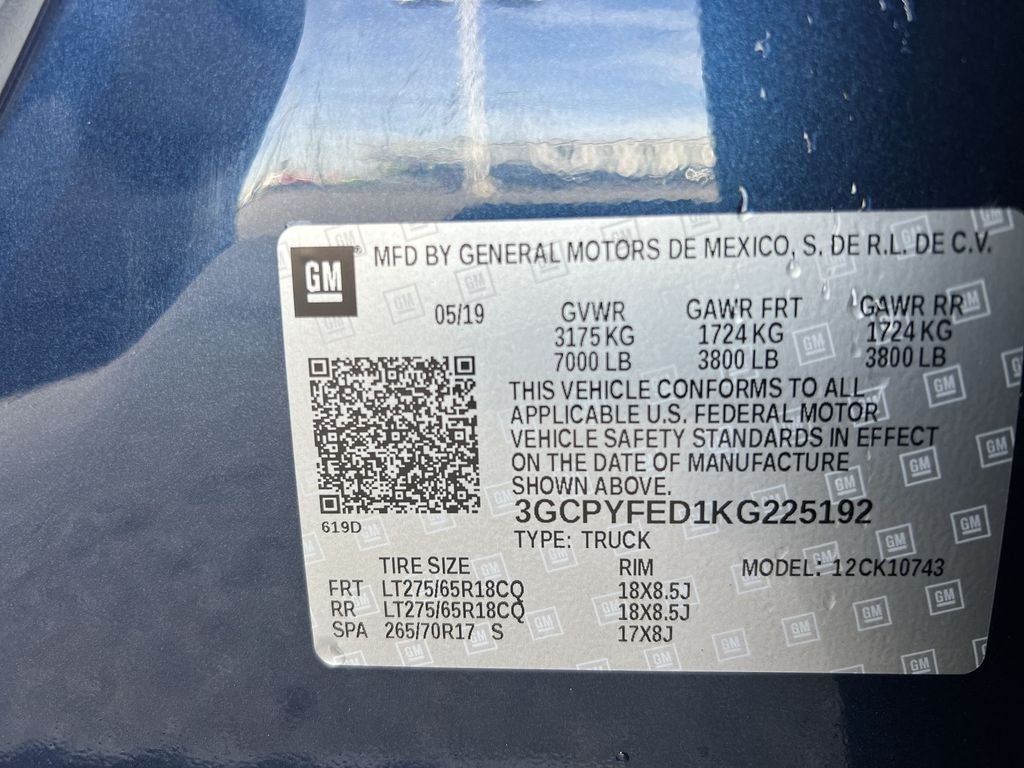 2019 Chevrolet Silverado 1500 LT Trail Boss