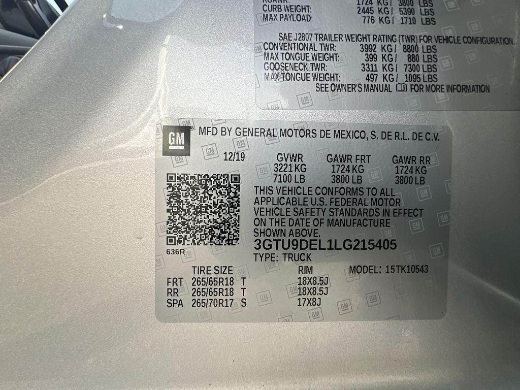 2020 GMC Sierra 1500 SLT