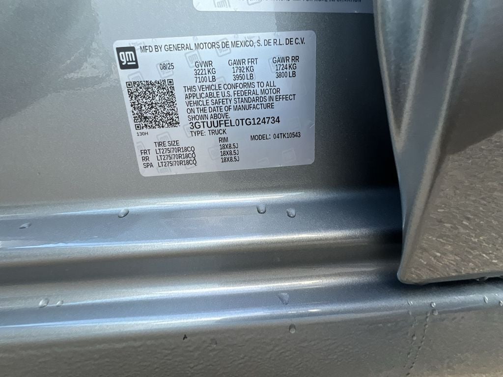 2026 GMC Sierra 1500 AT4X