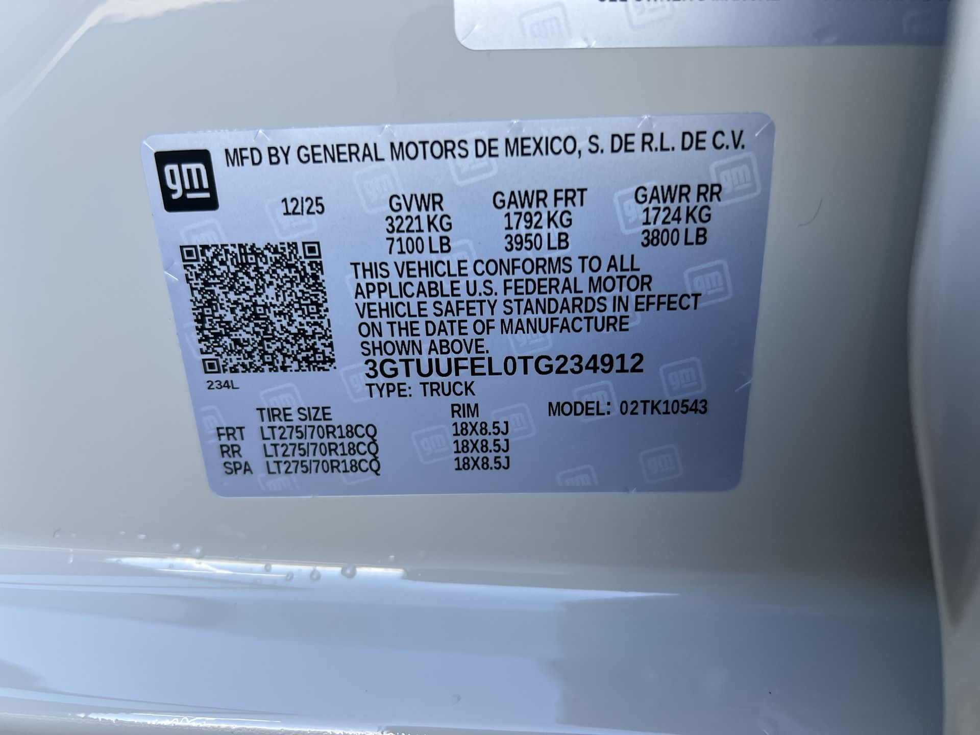 2026 GMC Sierra 1500 AT4X