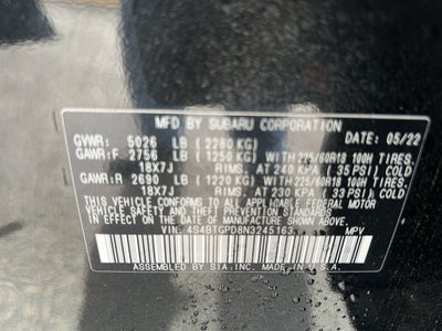 2022 Subaru Outback Touring XT