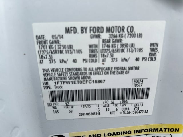 2014 Ford F-150 FX4