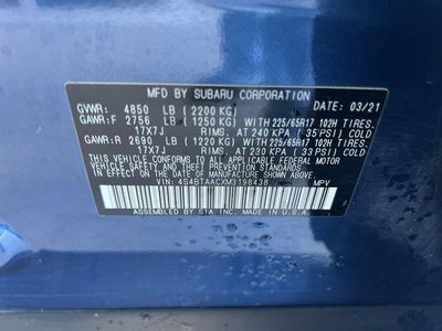 2021 Subaru Outback Base