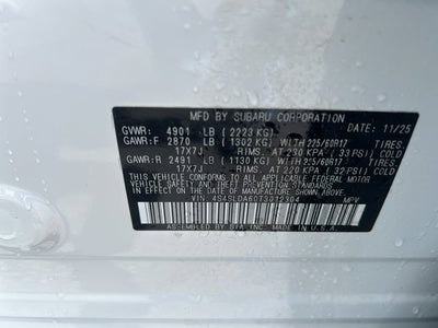 2026 Subaru Forester Base Plus