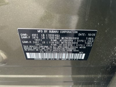 2026 Subaru Forester Limited Base