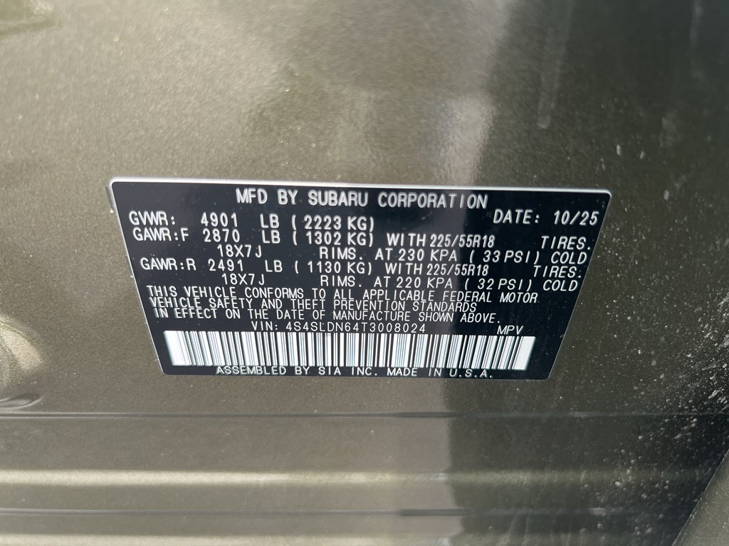 2026 Subaru Forester Limited Base