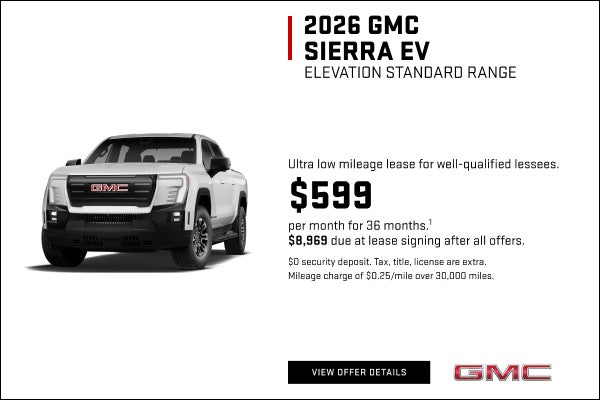 Ultra low mileage lease for well-qualified lessees. 

$599 per month for 36 months.1 

$8,969 due...