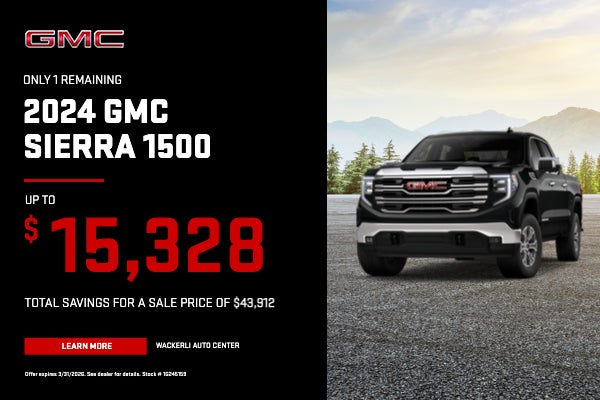 Only 1 Remaining 2024 GMC Sierra 1500